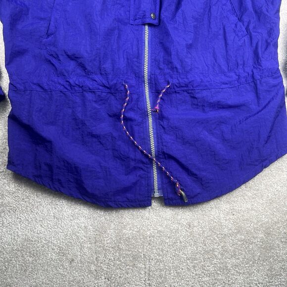 Vintage Puma Jacket Mens Medium Purple Baggy Fit 90s Windbreaker - Picture 9 of 9
